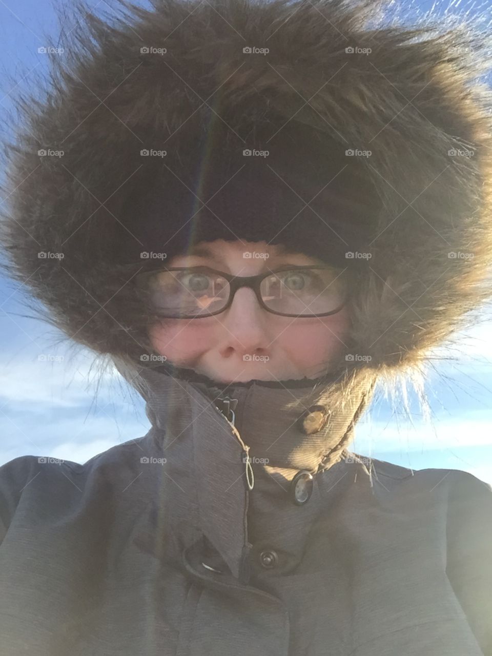 Eskimo Emily. I went to Theodore Roosevelt National Park in the 2014 Winter. It was frigid that day....this the expression.