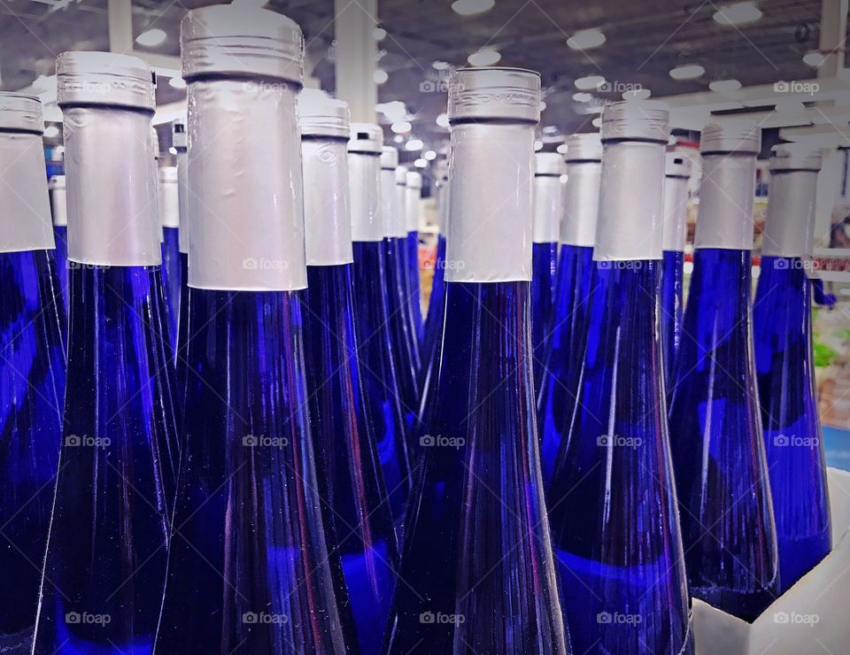 Blue bottles 