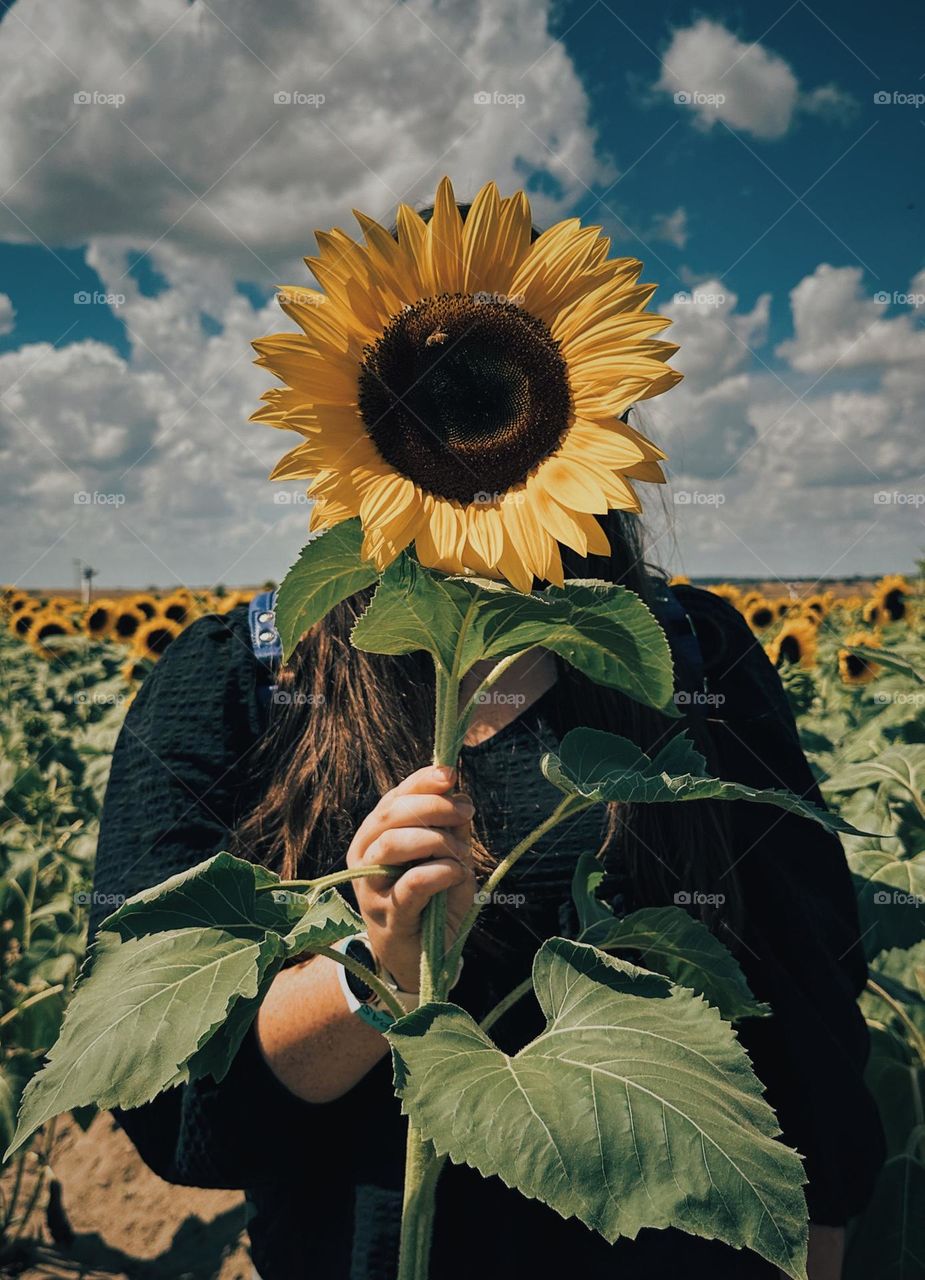 Sunflower girl