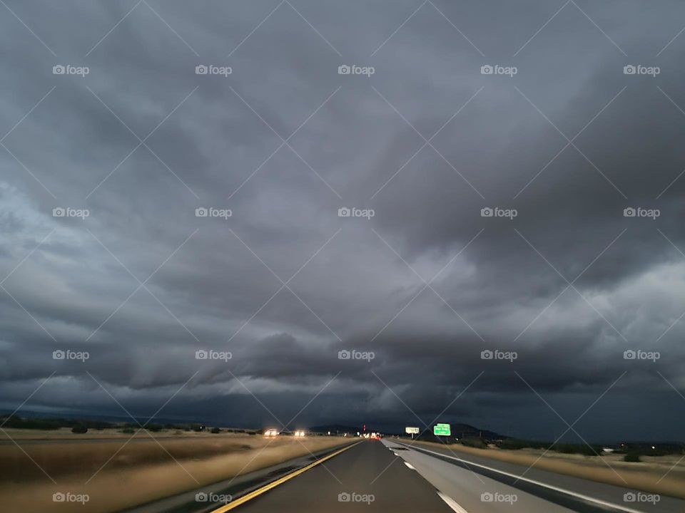 Clouds over New Mexico