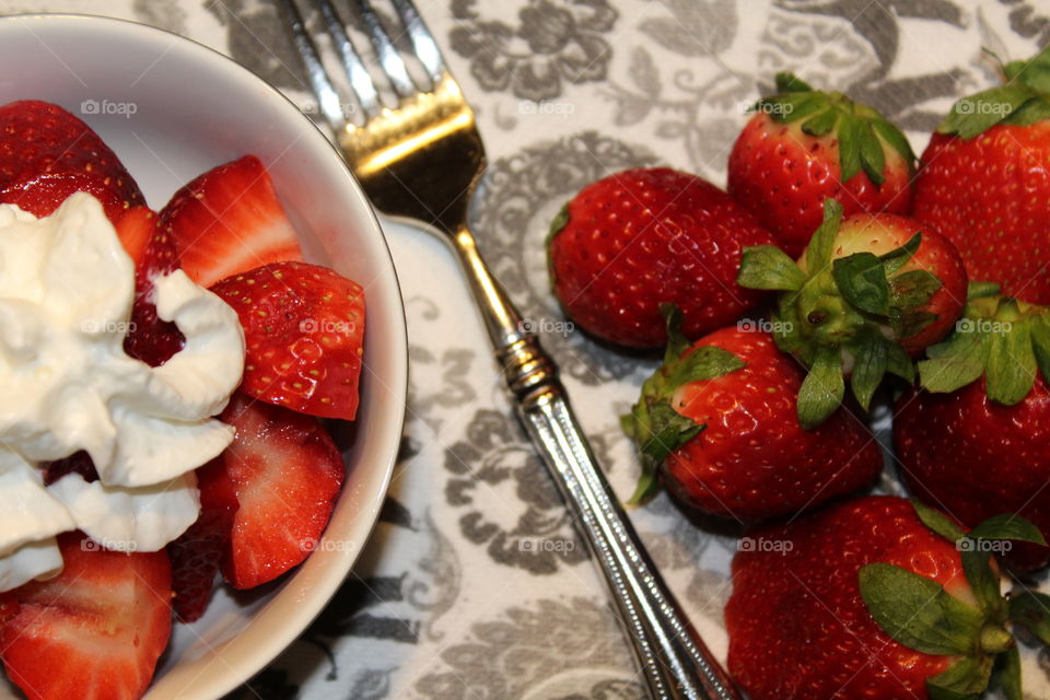 Strawberries and cream