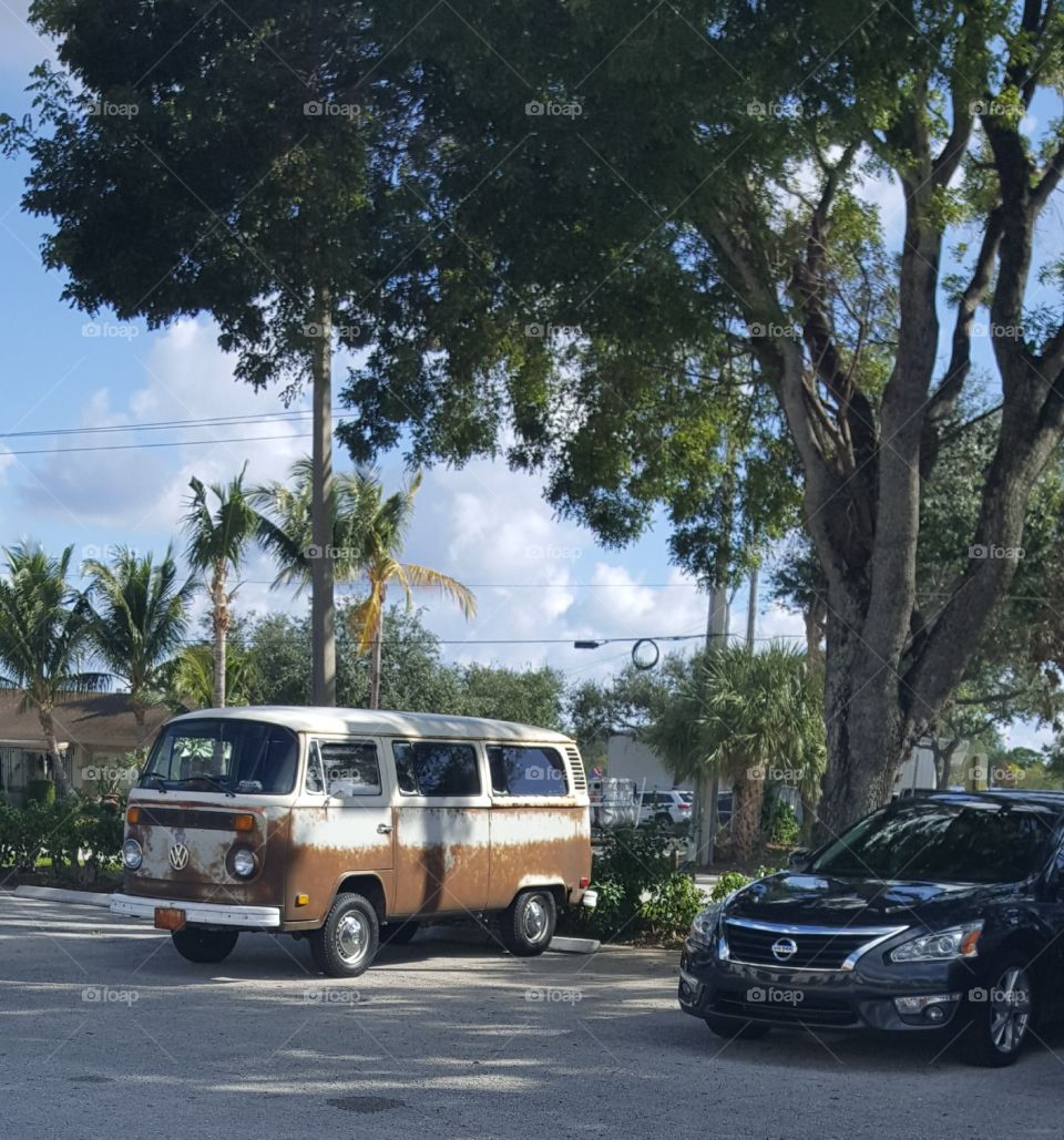 VW bus in Delray Beach Florida