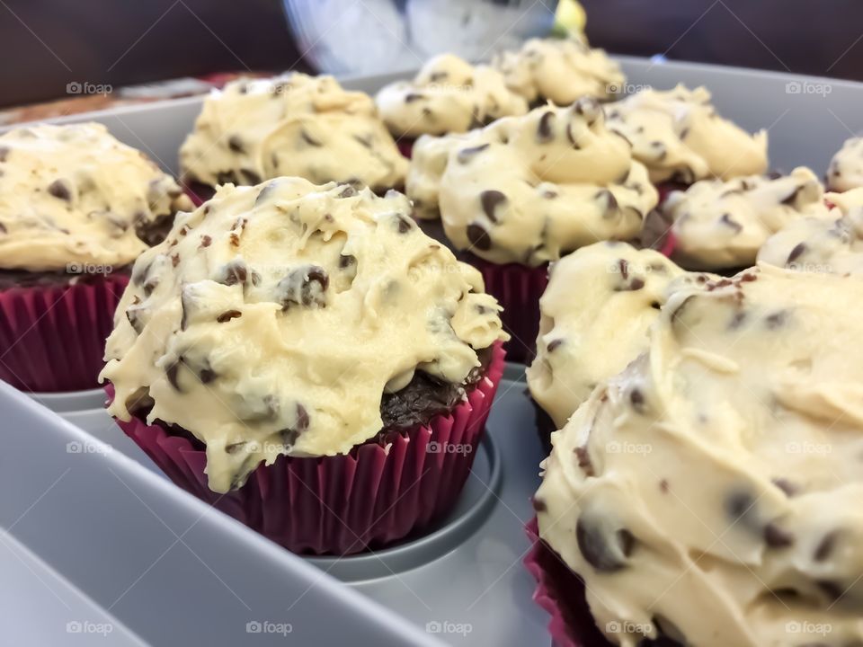 Cookie Dough Cupcakes 