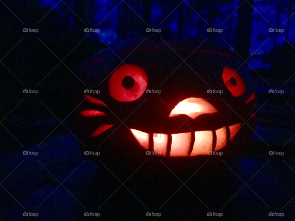 Halloween totoro lantern