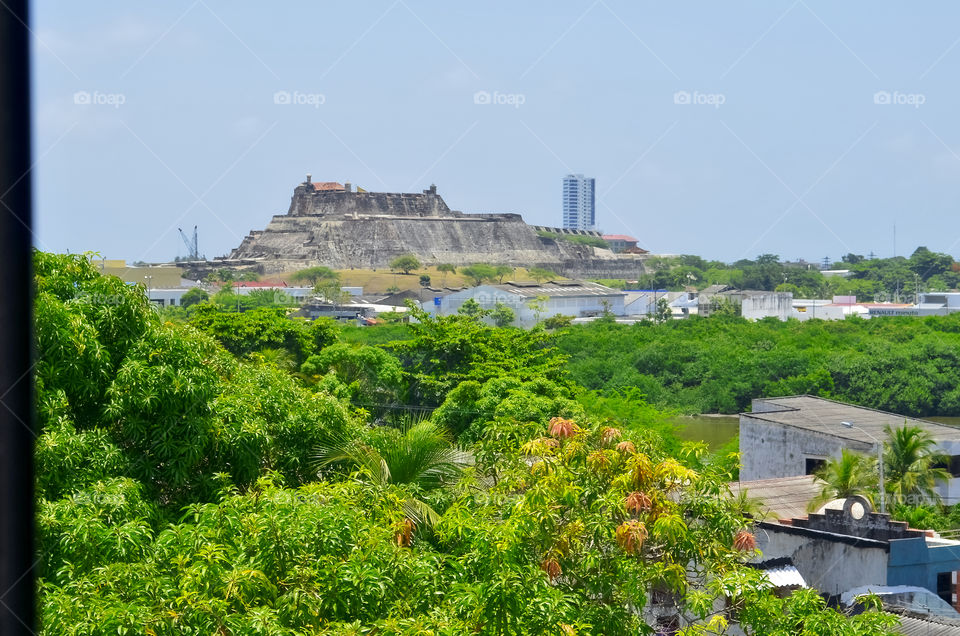 Castillo de San Felipe landscape 