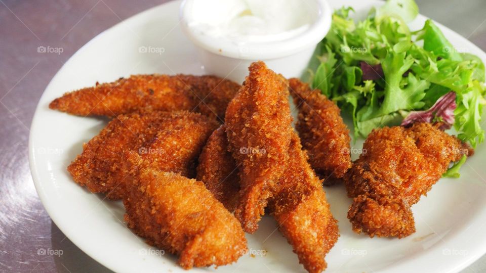 Delicious fried chicken dishes