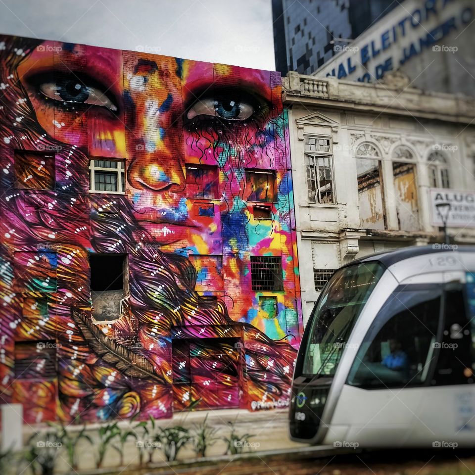 Mural no Rio de Janeiro