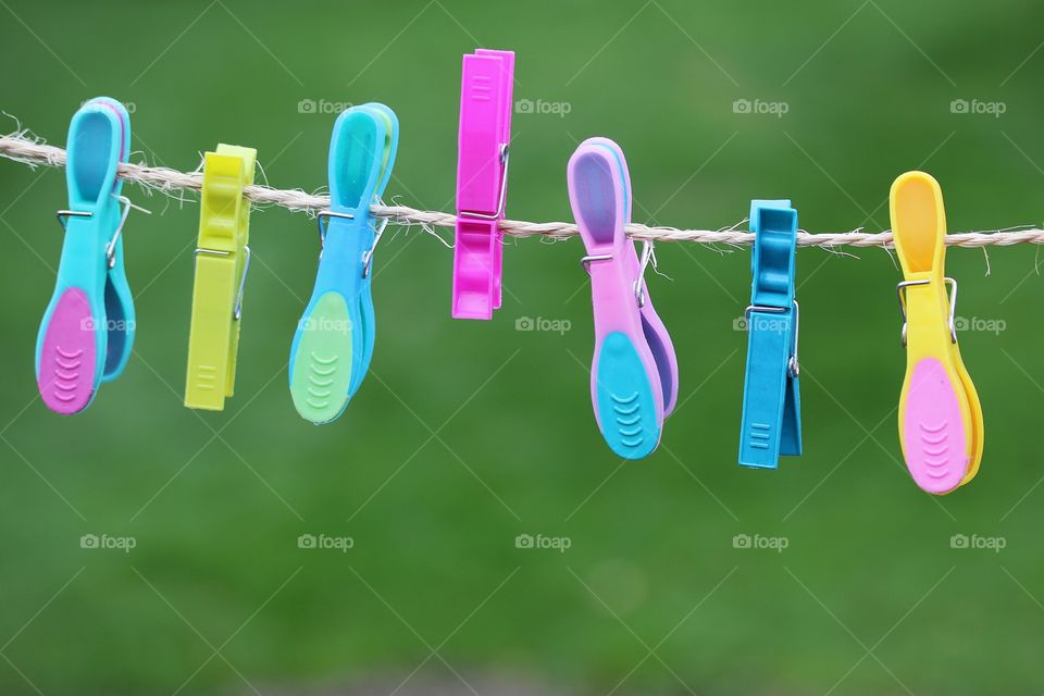Hanging clothespin