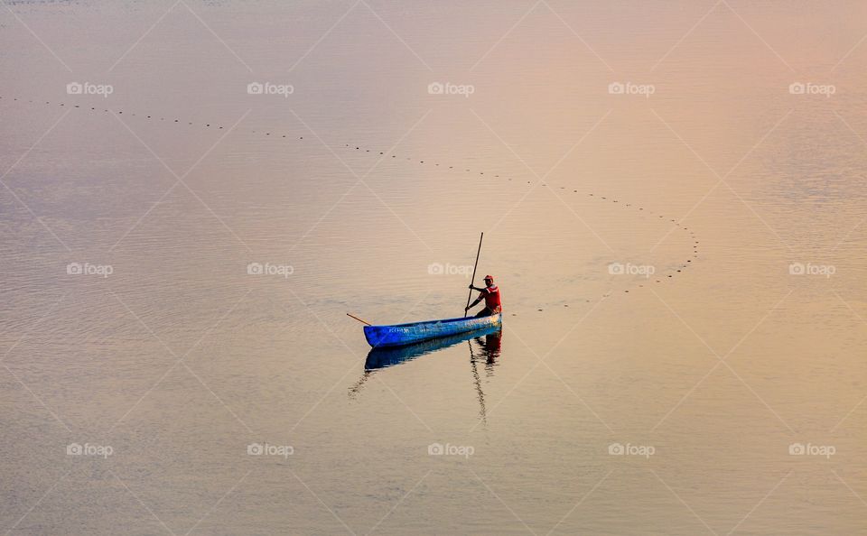 from A to B in a fisherman's boat