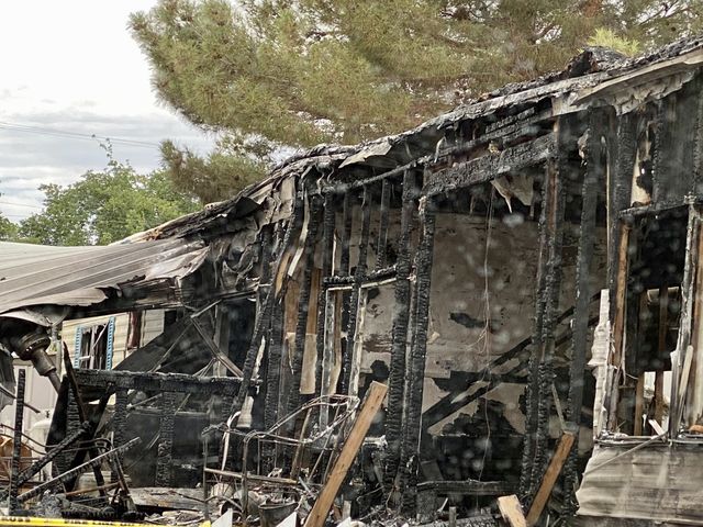 Fire devastation 