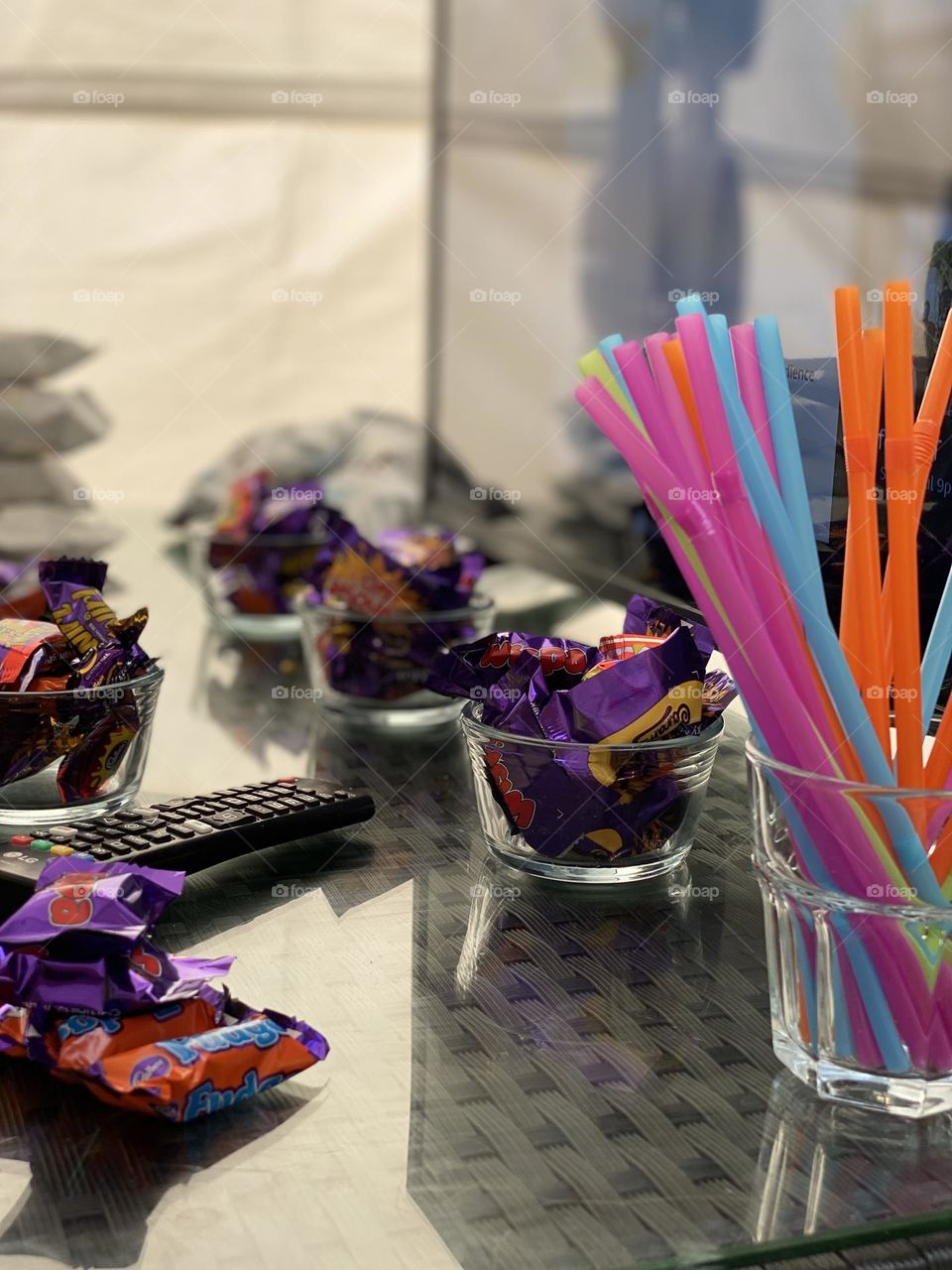 Snacks ready for the movie 