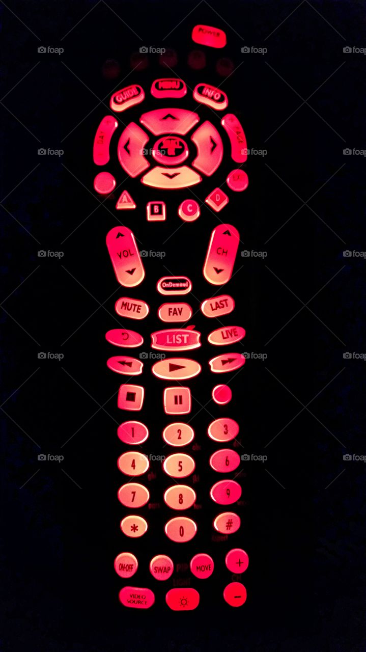 Remote Control, lit from within!