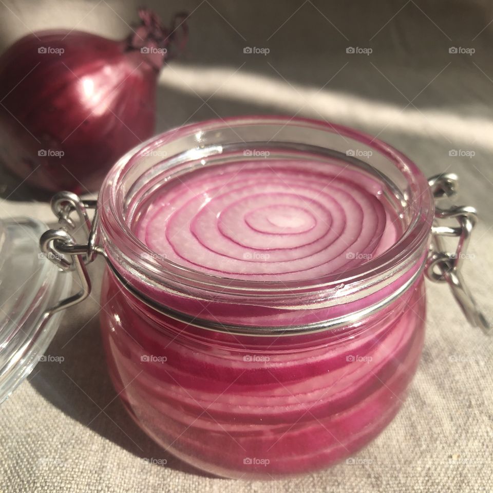 Pickled red onion