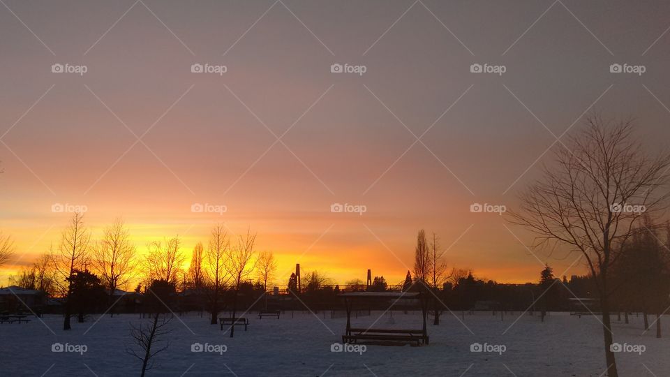 winter park sunset