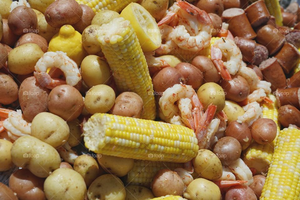 Traditional American Seafood Bake