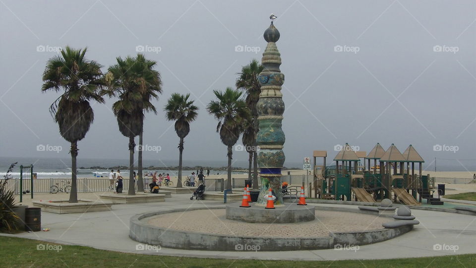 Venice Beach Column