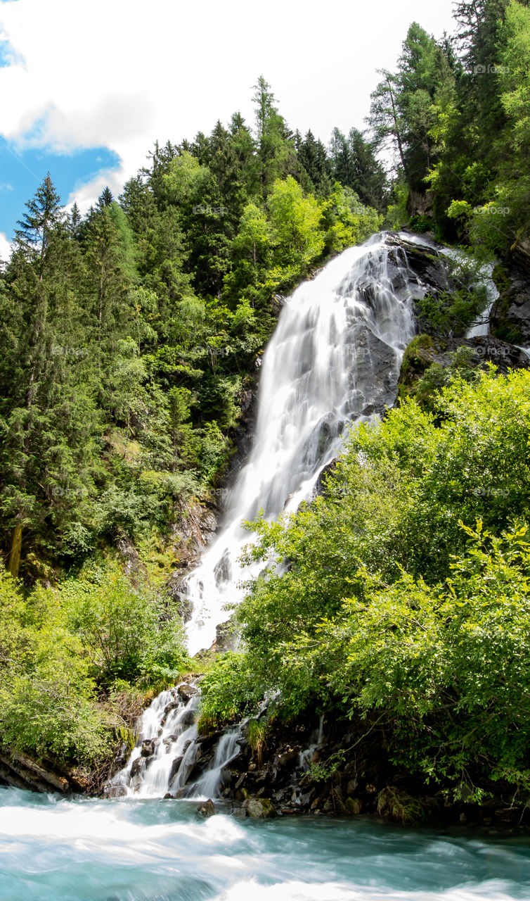 Waterfall in Austria