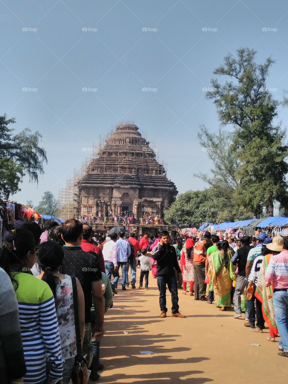 konark temple full view