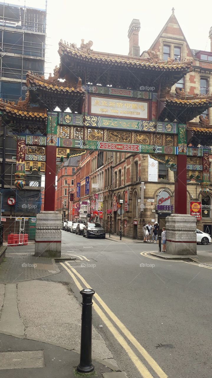 Entrance to Manchester's Chinatown