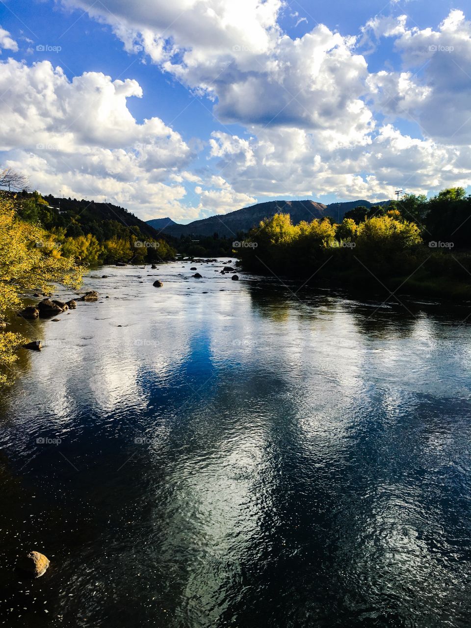 Sky reflection