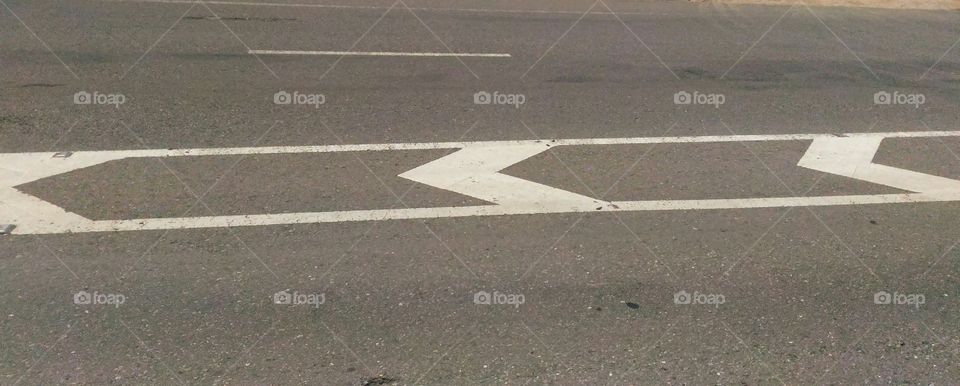 Direct Arrow Road Symbol