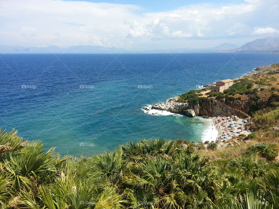 riserva dello zingaro. Beach in zingaro reserve (San Vito lo capo)