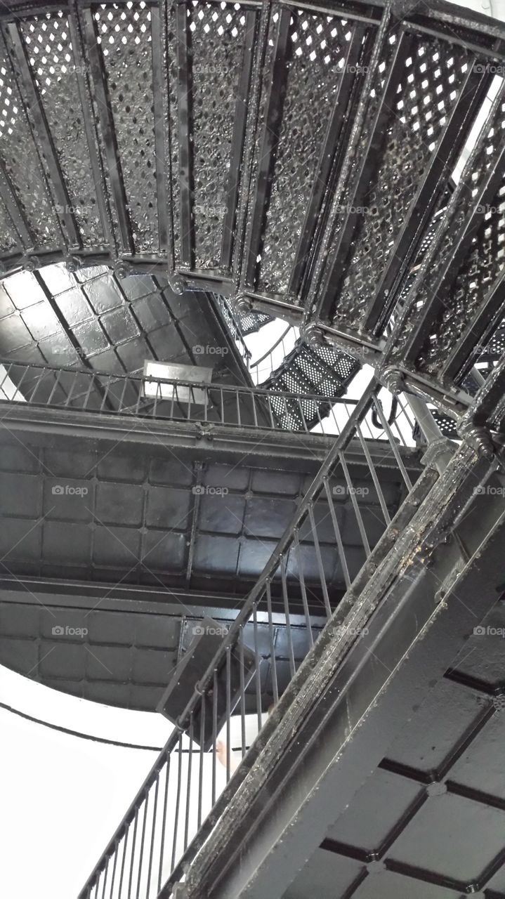 staircase. lighthouse