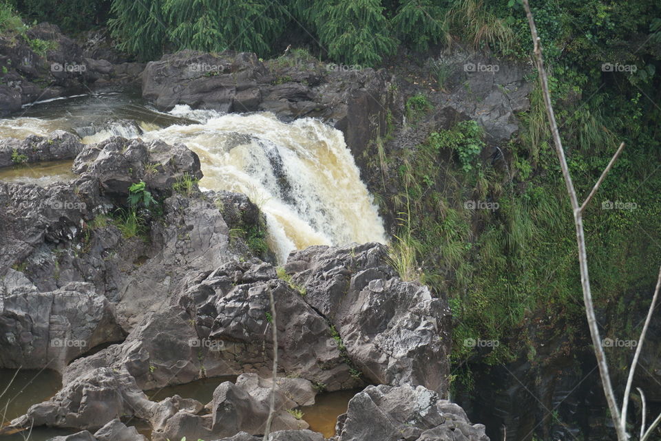 Hawaii waterfall