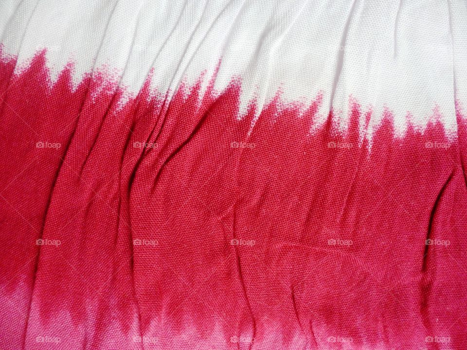 texture of textile in red and white colour