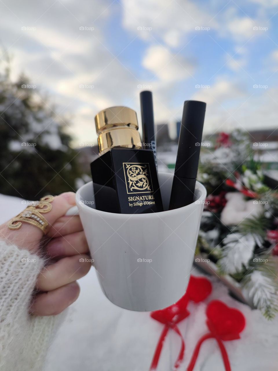 Morning with make up