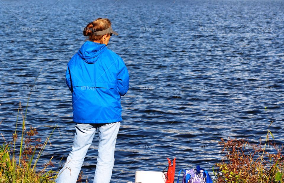 Fishing in solitude 