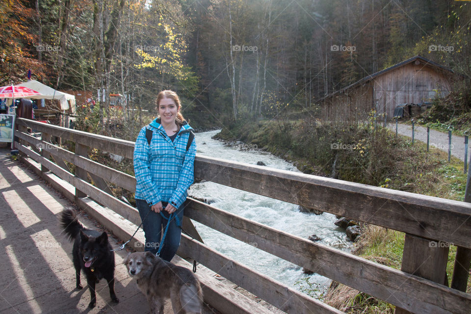 Hiking through garmish 