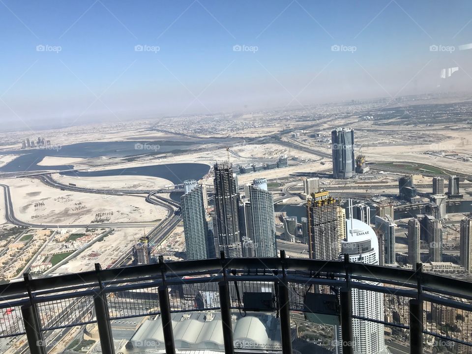 A top of the Burj Khalifa view. £20.00