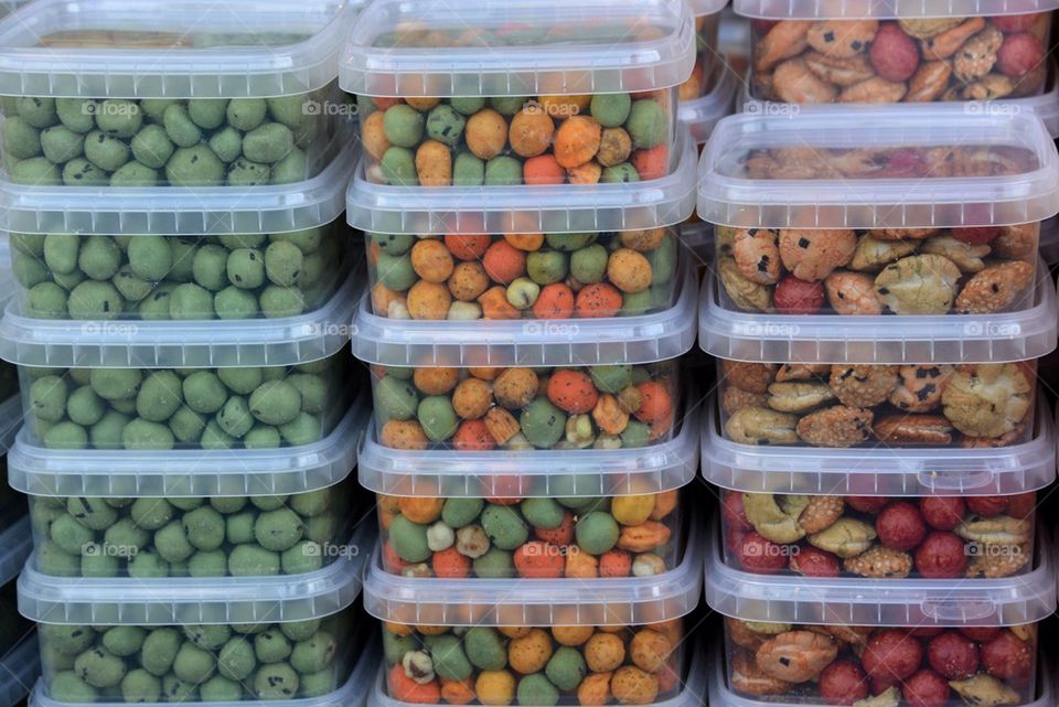 Snacks at the market