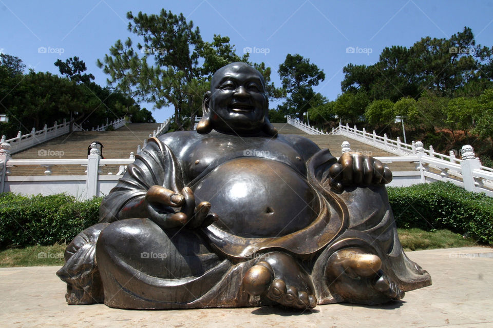 china chinese black buddha by mengzishiliu