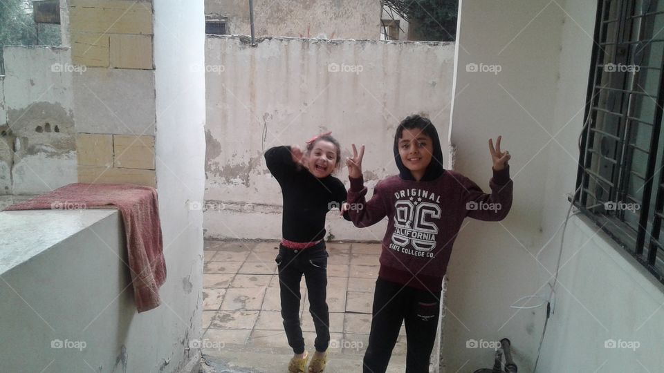 my kids enjoy raining in jordan