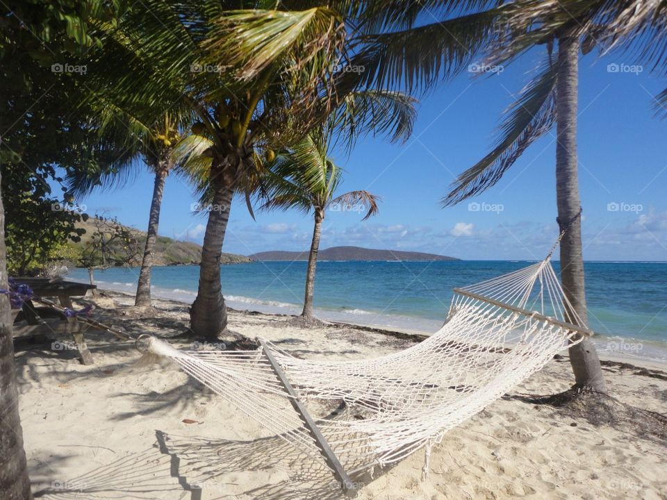 Private beach in st. Croix