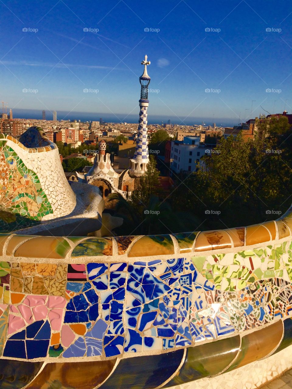 Park Guell view