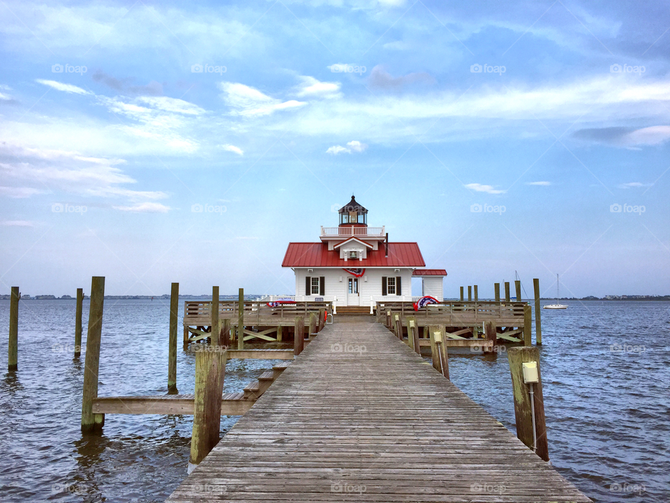 Marshes Light. Light House in Manteo NC