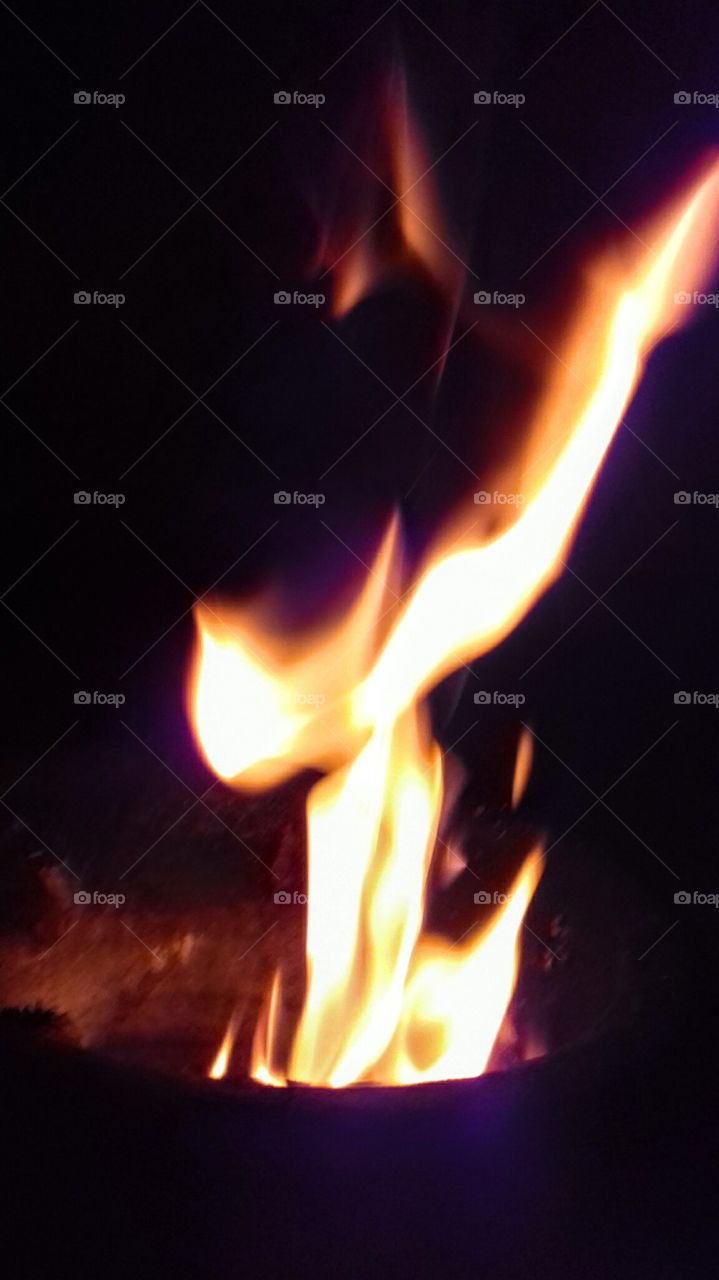 Flame, Hot, Heat, Bonfire, Fireplace