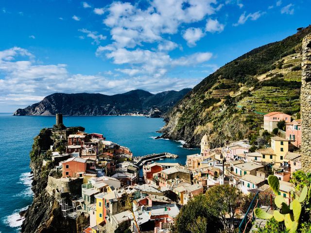 Village by the sea
