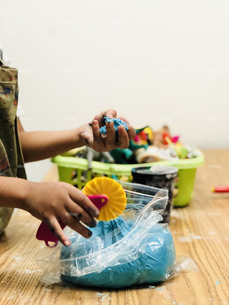 It does not take much to trigger the beauty of the imagination. Just a little bit of homemade play doe and tools and you can make anything your imagination beholds come alive.