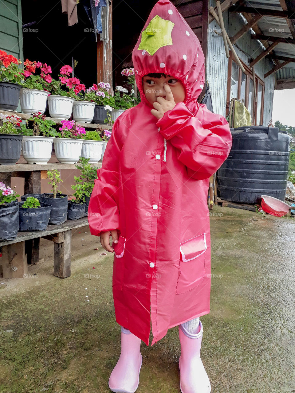 All set in pink for the monsoon