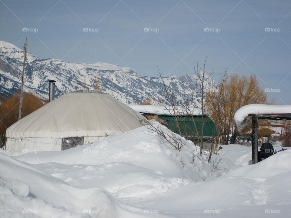 My Wyoming yurt 
