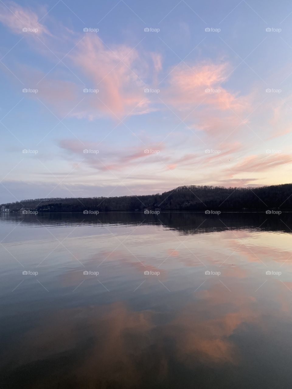 Sunset on the lake