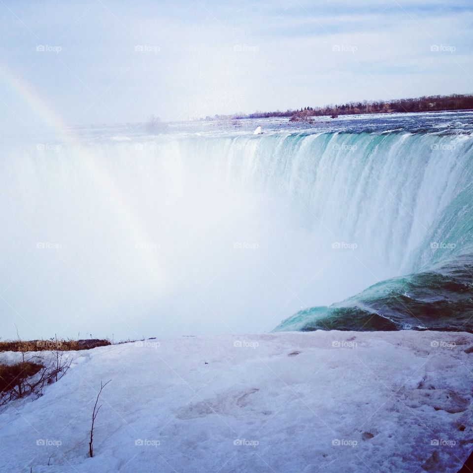 Niagara Falls in winter