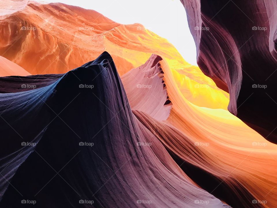 Antelope Canyon, mountain views.