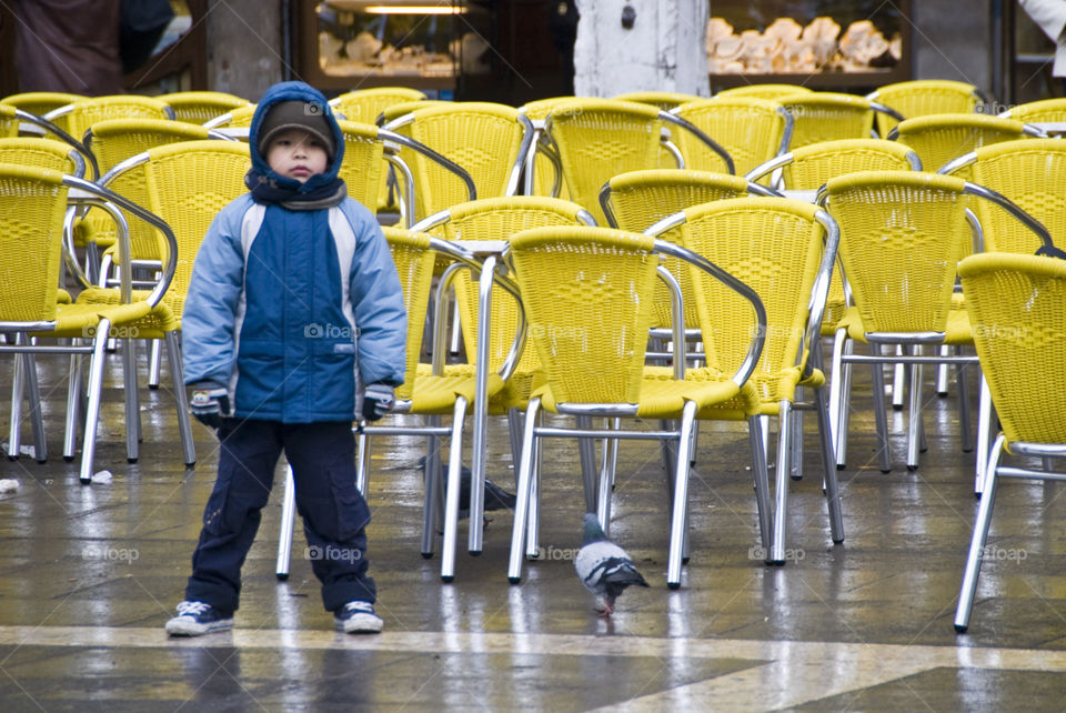 Child in Piazza San Marco