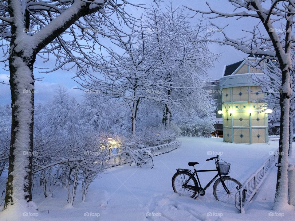 Winter bicycle