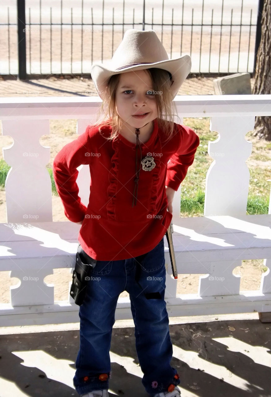 girl hat arizona gun by katers596